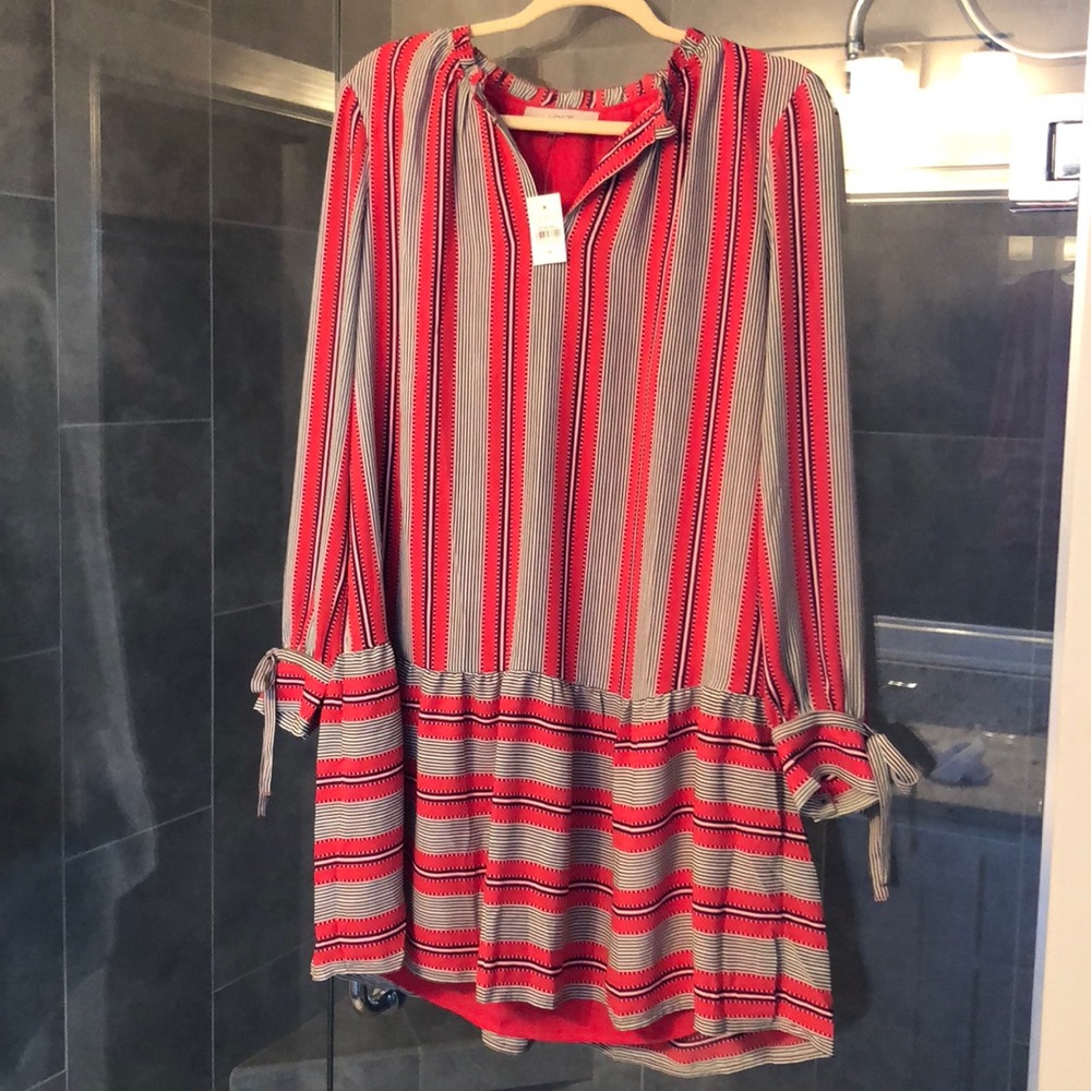 Loft drop waist dress